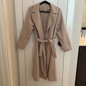 Amazon lightweight belted coat